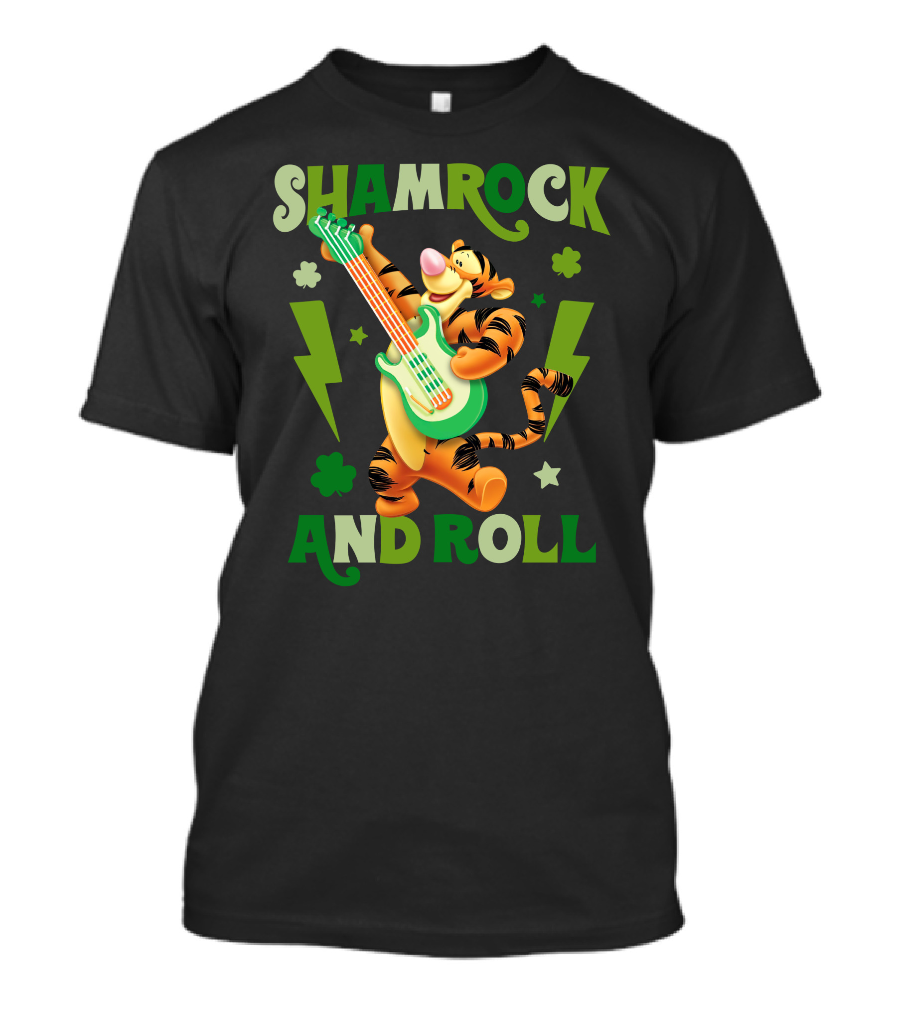 Shamrock And Roll Tigger T-Shirt