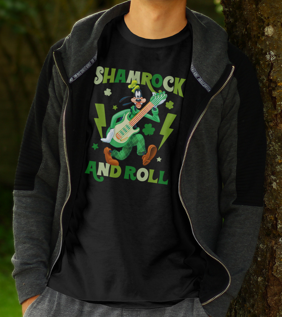 Shamrock And Roll Goofy T-Shirt