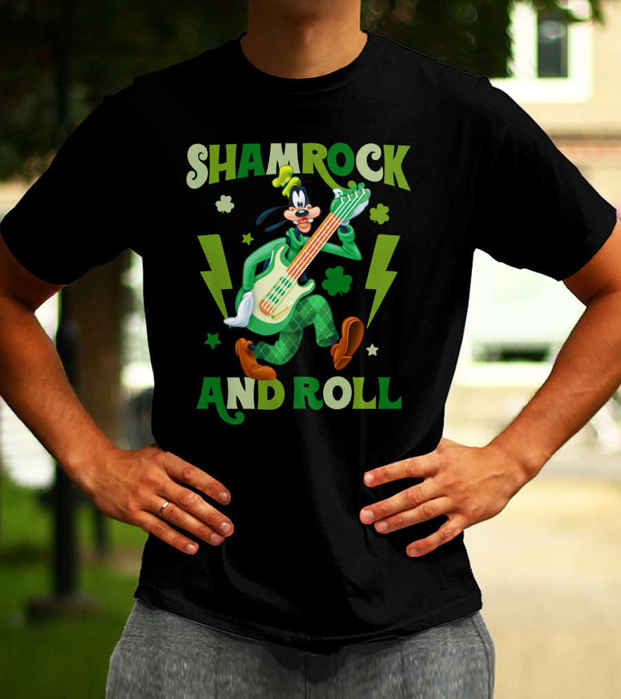 Shamrock And Roll Goofy T-Shirt