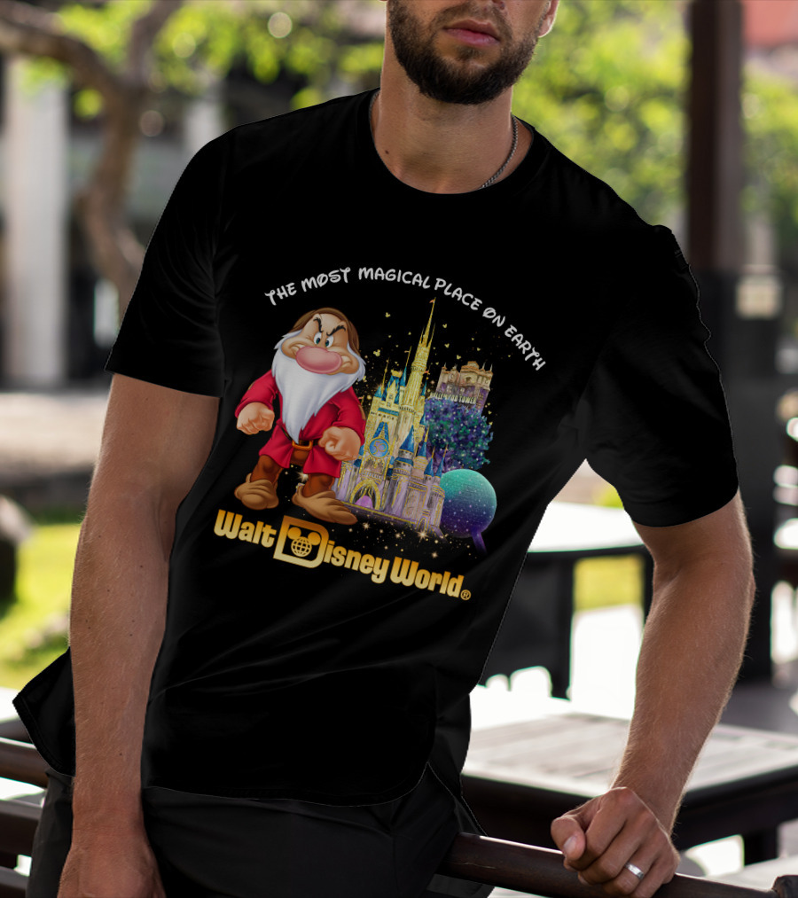 The Most Magical Place On Earth Grumpy Walt Disney World T-Shirt