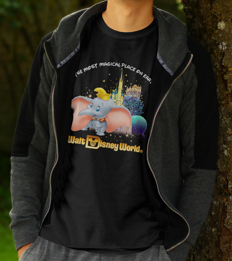 Walt Disney World Dumbo The Most Magical Place On Earth T-Shirt