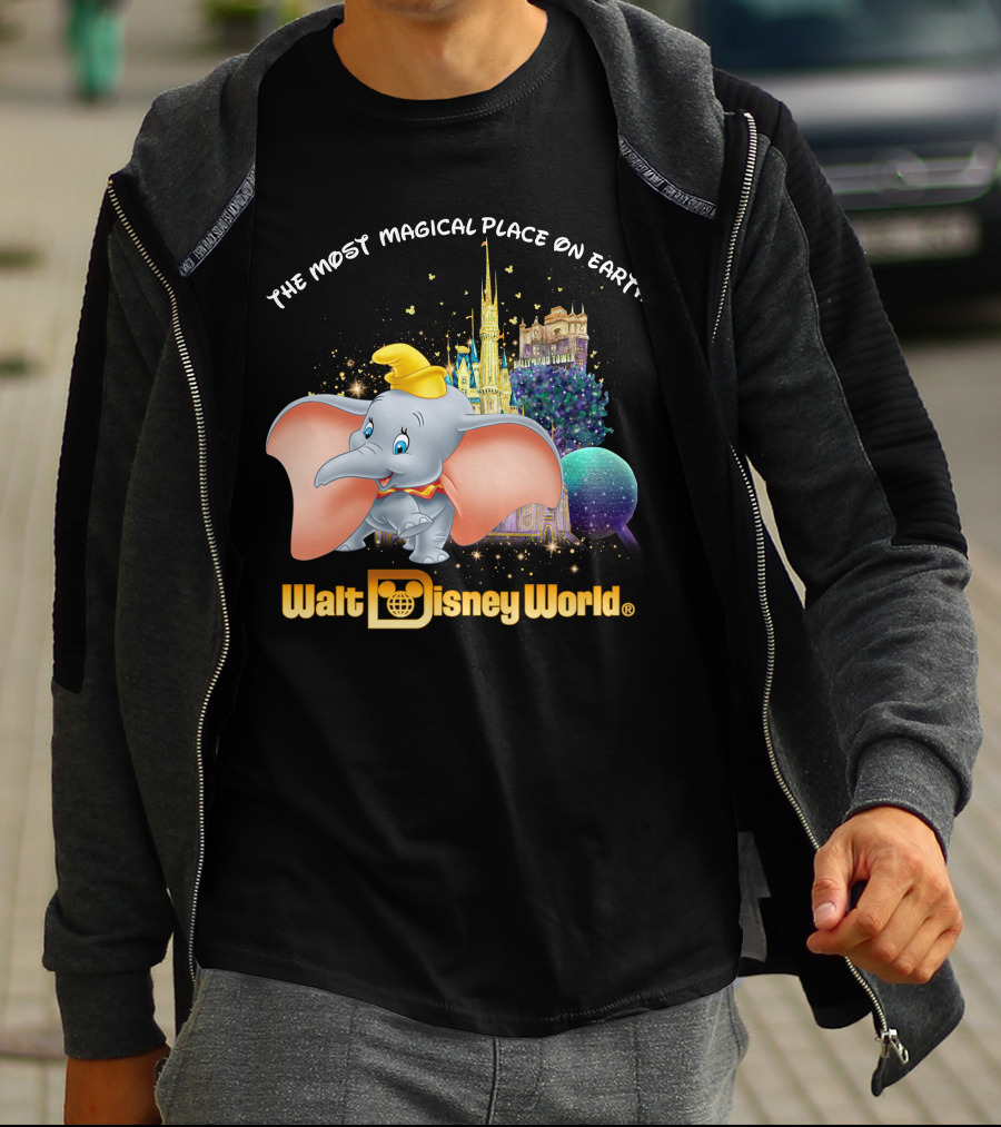 Walt Disney World Dumbo The Most Magical Place On Earth T-Shirt