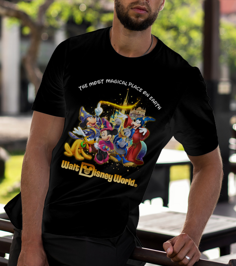 Walt Disney World The Most Magical Place On Earth Mickey & Friends T-Shirt