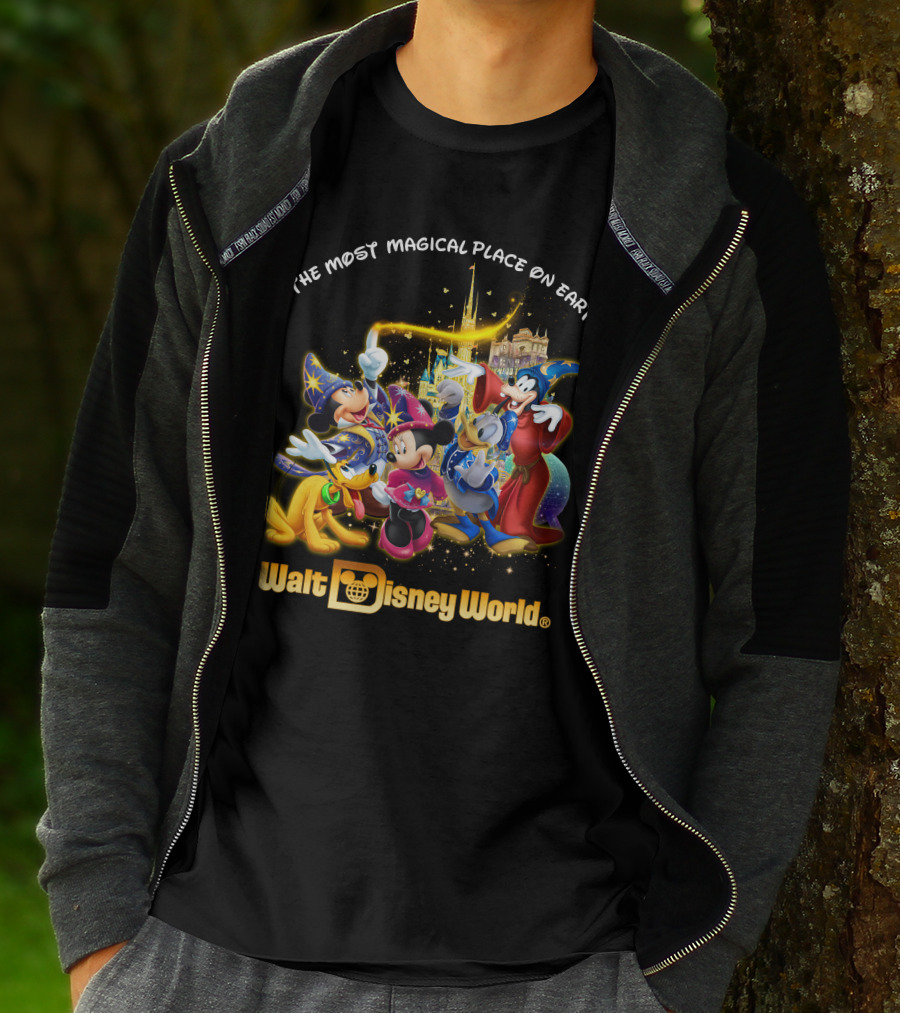 Walt Disney World The Most Magical Place On Earth Mickey & Friends T-Shirt