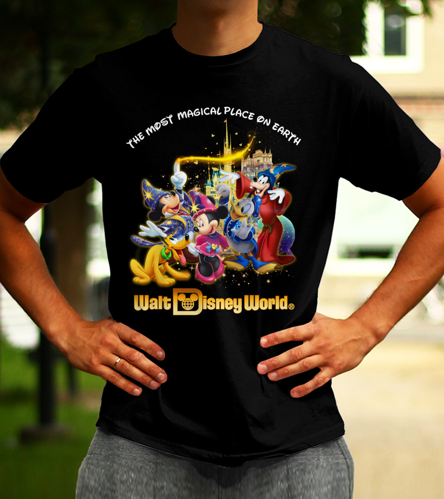 Walt Disney World The Most Magical Place On Earth Mickey & Friends T-Shirt