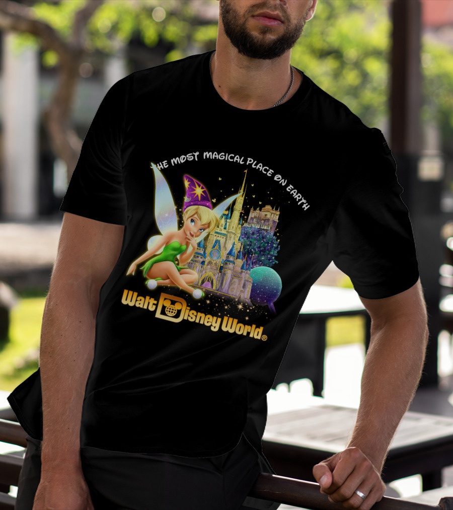 Tinkerbell Walt Disney World The Most Magical Place On Earth T-Shirt