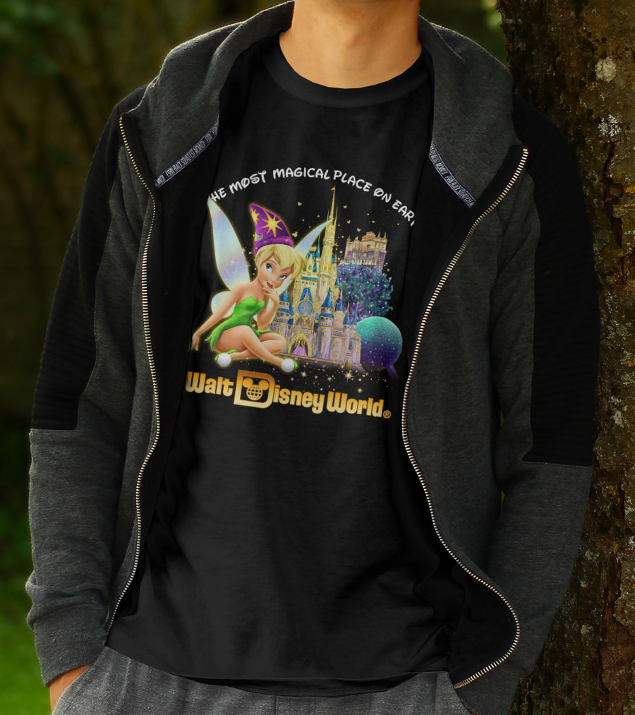 Tinkerbell Walt Disney World The Most Magical Place On Earth T-Shirt