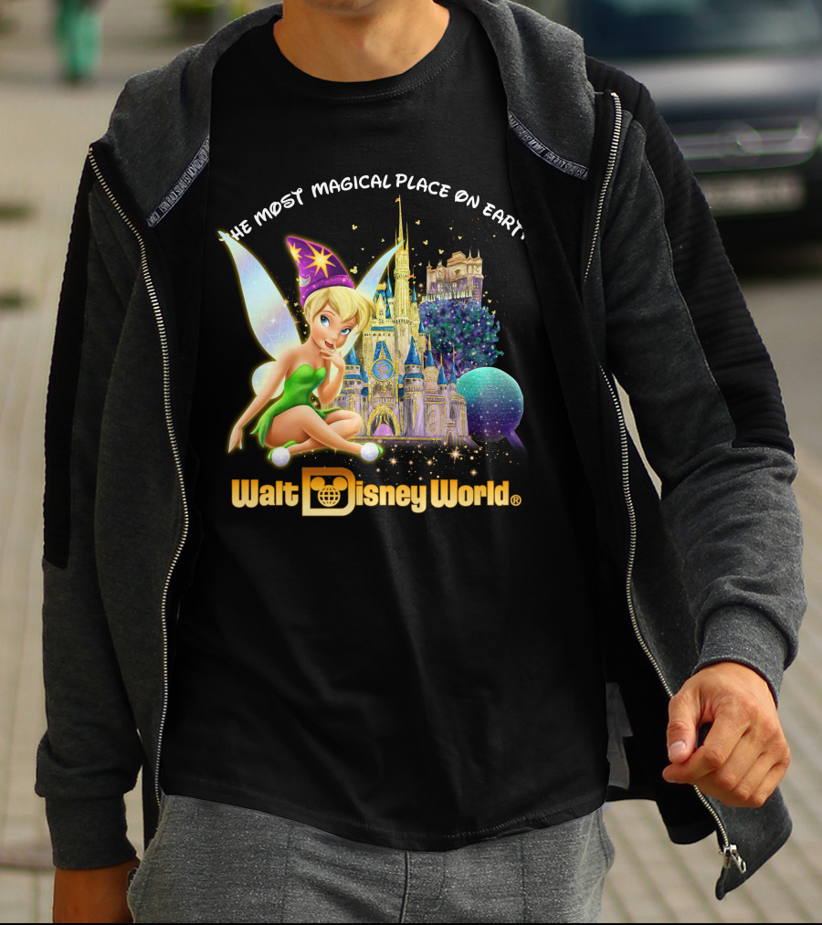 Tinkerbell Walt Disney World The Most Magical Place On Earth T-Shirt