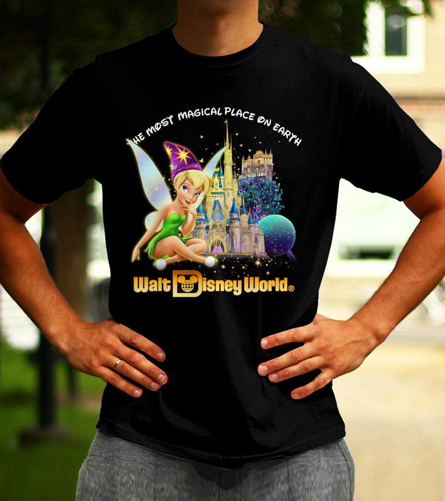 Tinkerbell Walt Disney World The Most Magical Place On Earth T-Shirt