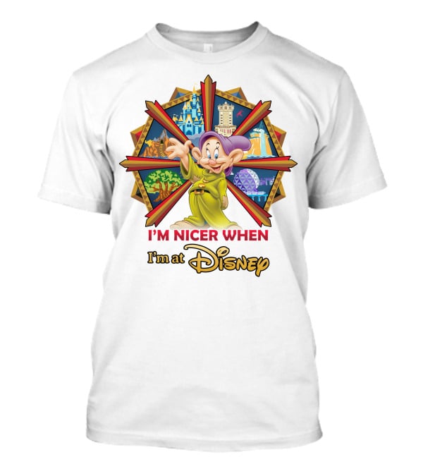 I'm Nicer When I'm At Disney Dopey T-Shirt