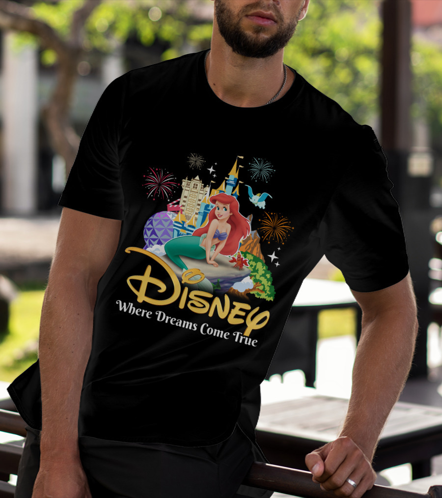 Disney Ariel Where Dreams Come True T-Shirt