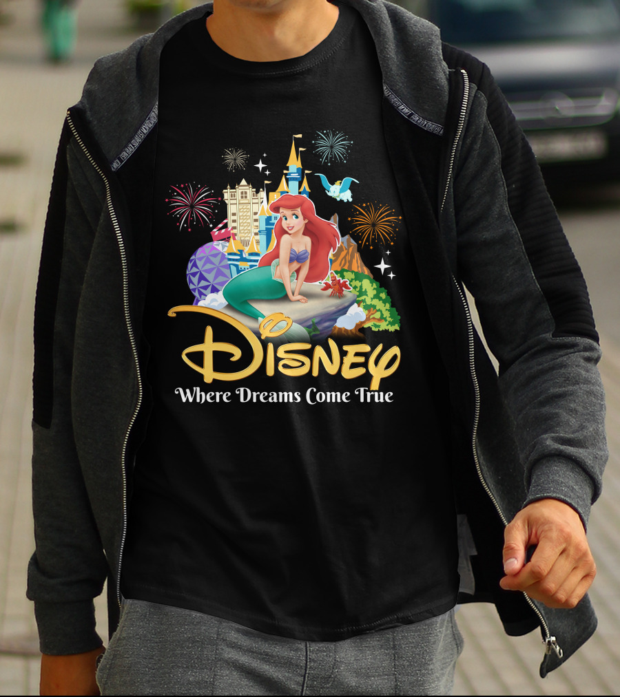 Disney Ariel Where Dreams Come True T-Shirt