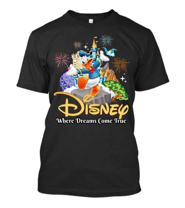 Disney Donald Where Dreams Come True Fireworks Adventure T-Shirt