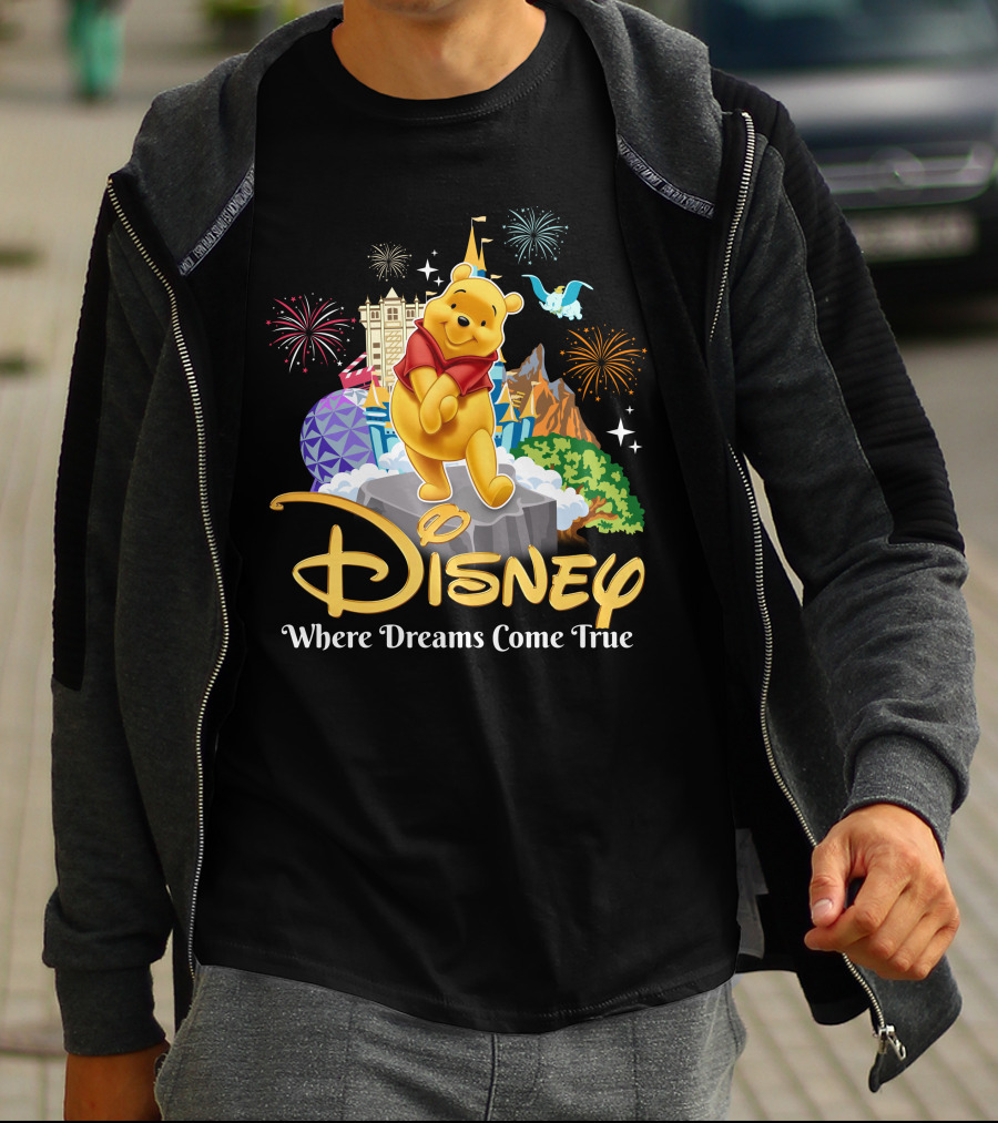 Disney Winnie The Pooh Where Dreams Come True T-Shirt