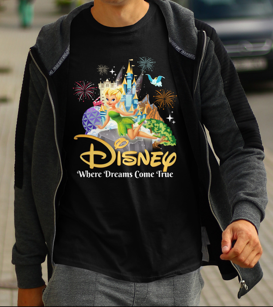 Disney Tinker Bell Where Dreams Come True T-Shirt