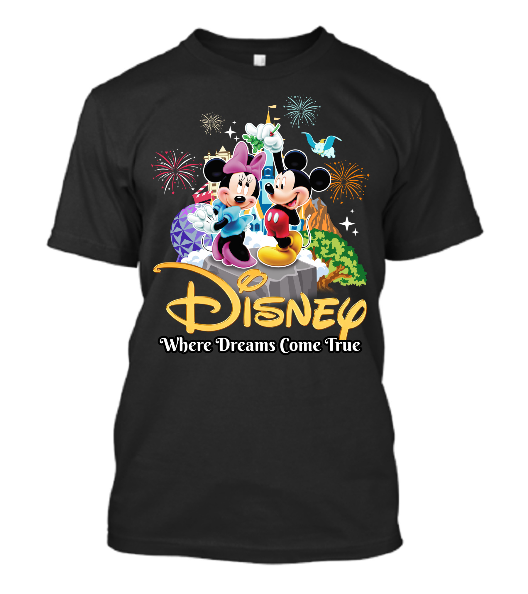 Disney Mickey And Minnie Where Dreams Come True T-Shirt