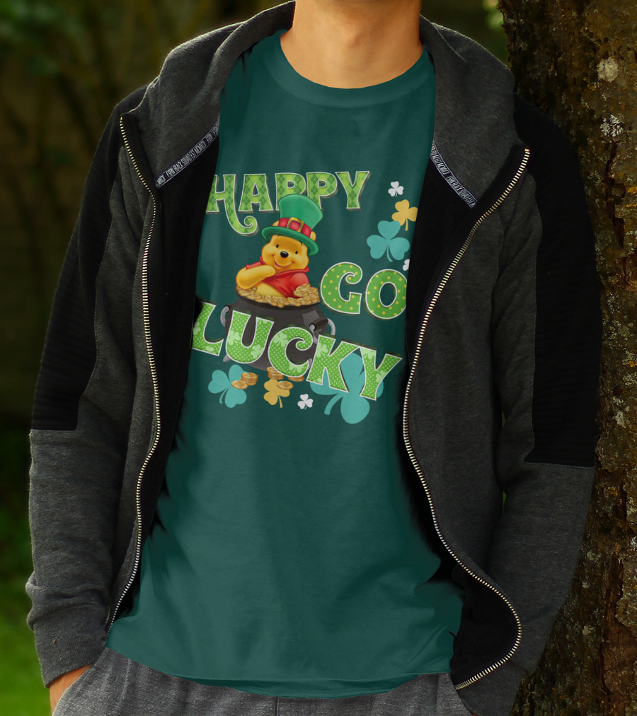 Happy Go Lucky Pooh T-Shirt