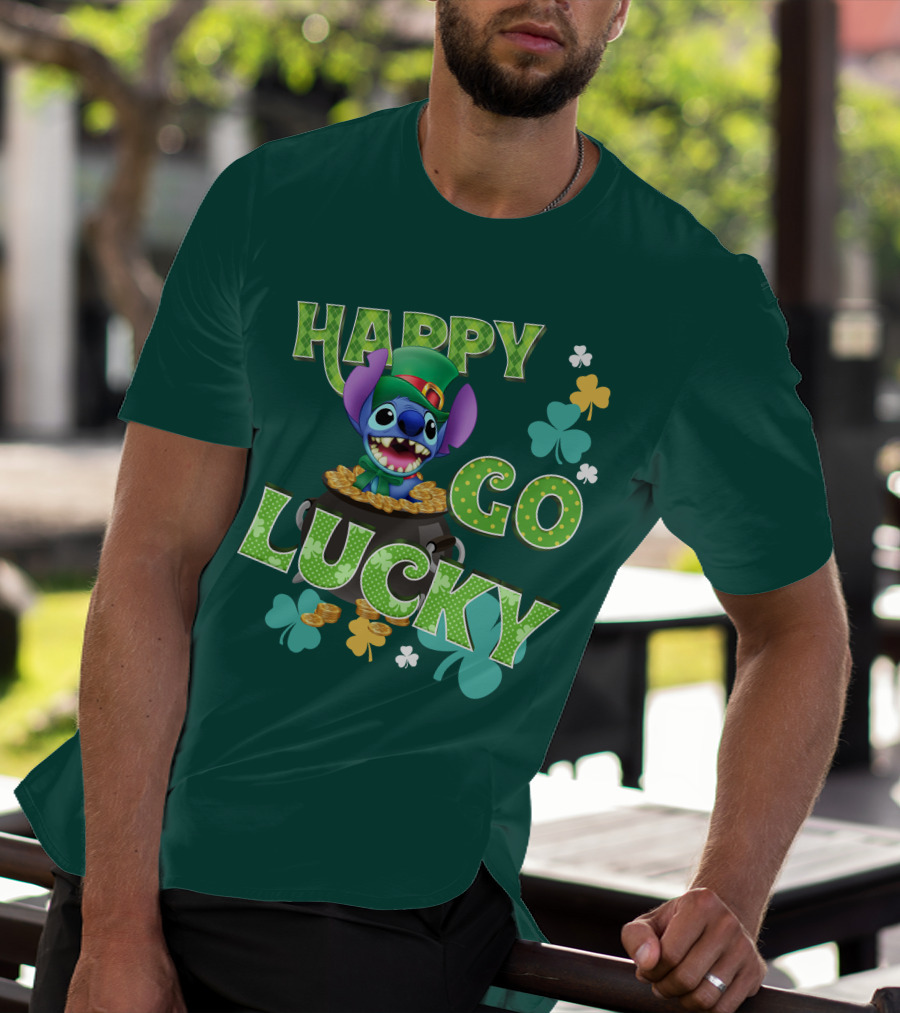 Happy Go Lucky Stitch T-Shirt