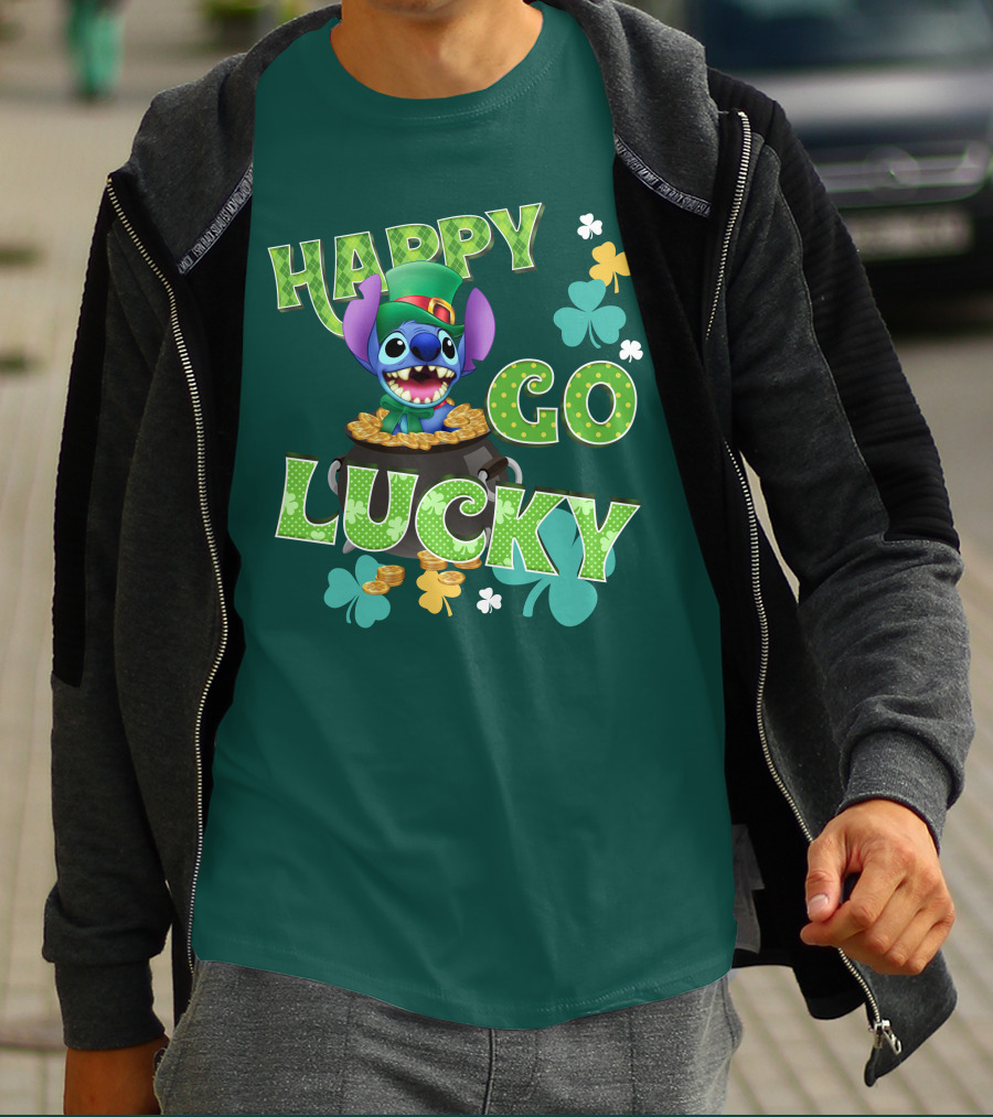 Happy Go Lucky Stitch T-Shirt