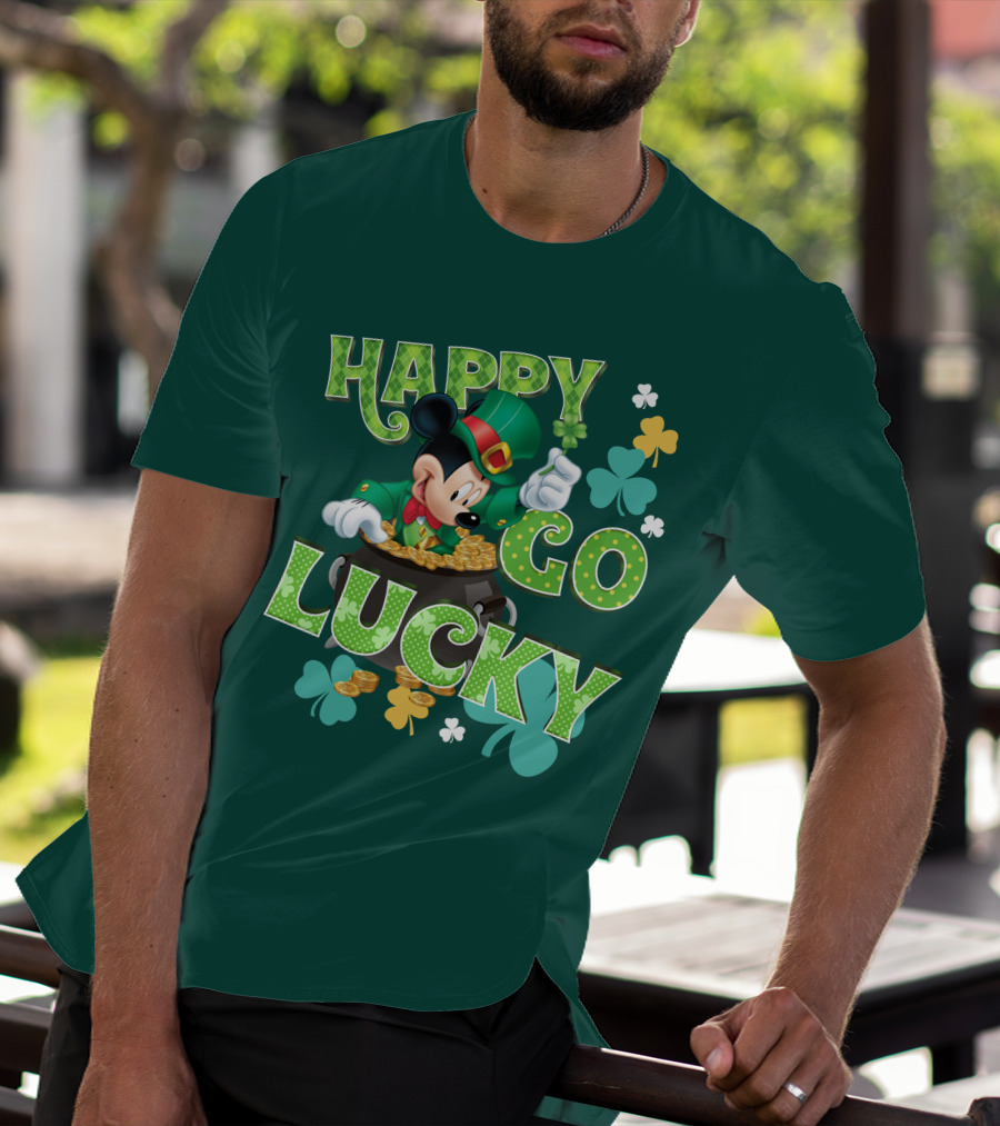Happy Go Lucky Mickey T-Shirt