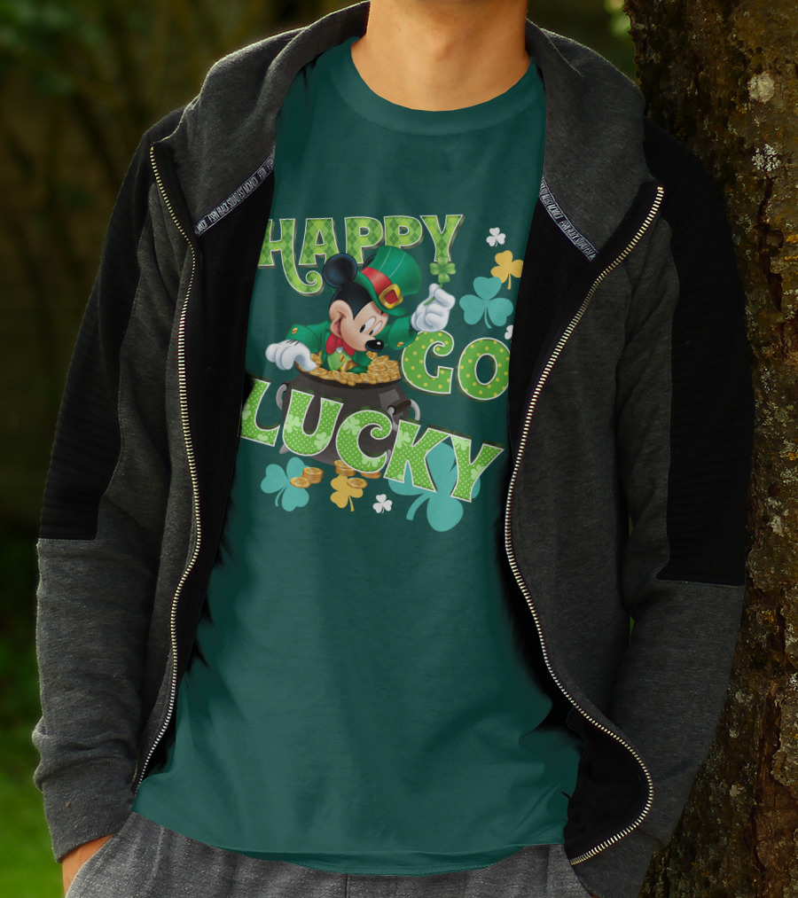 Happy Go Lucky Mickey T-Shirt