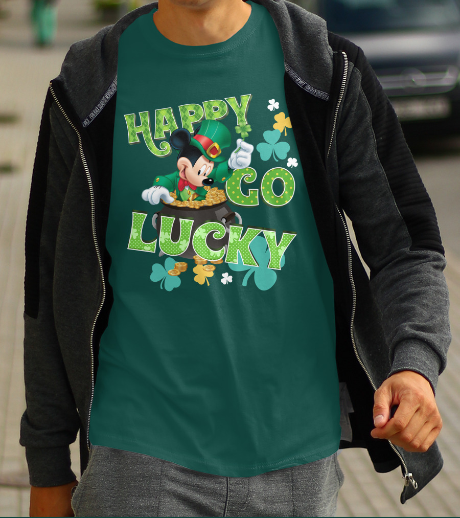 Happy Go Lucky Mickey T-Shirt