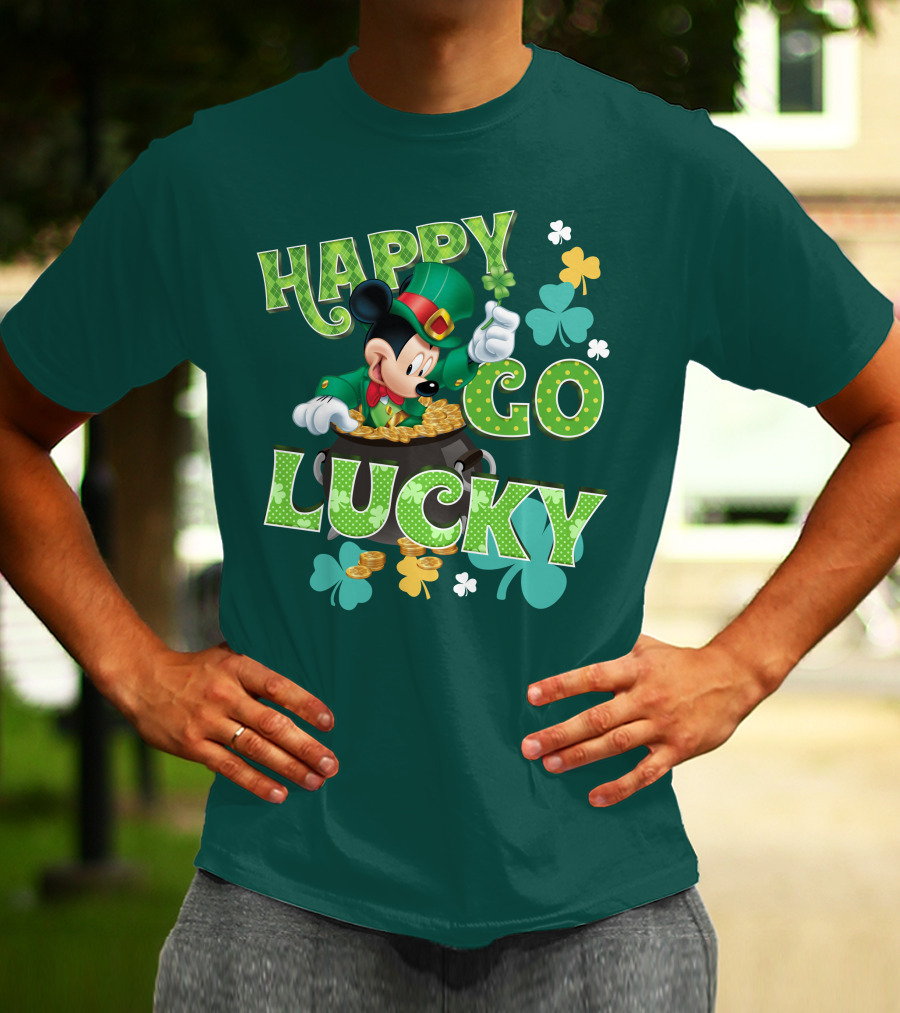 Happy Go Lucky Mickey T-Shirt