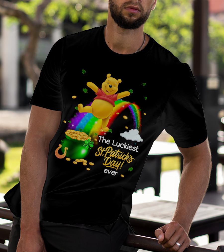 The Luckiest St. Patrick's Day Ever Pooh T-Shirt