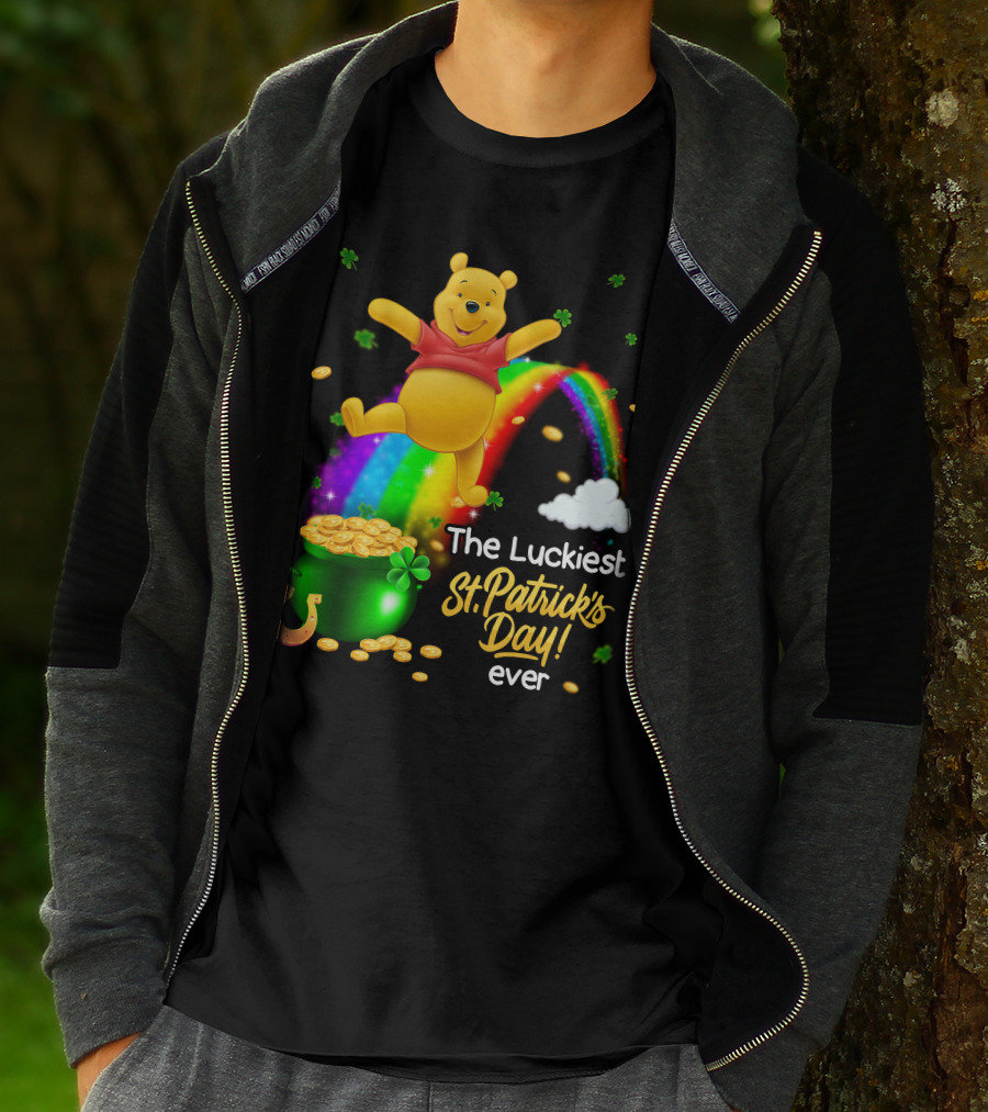 The Luckiest St. Patrick's Day Ever Pooh T-Shirt