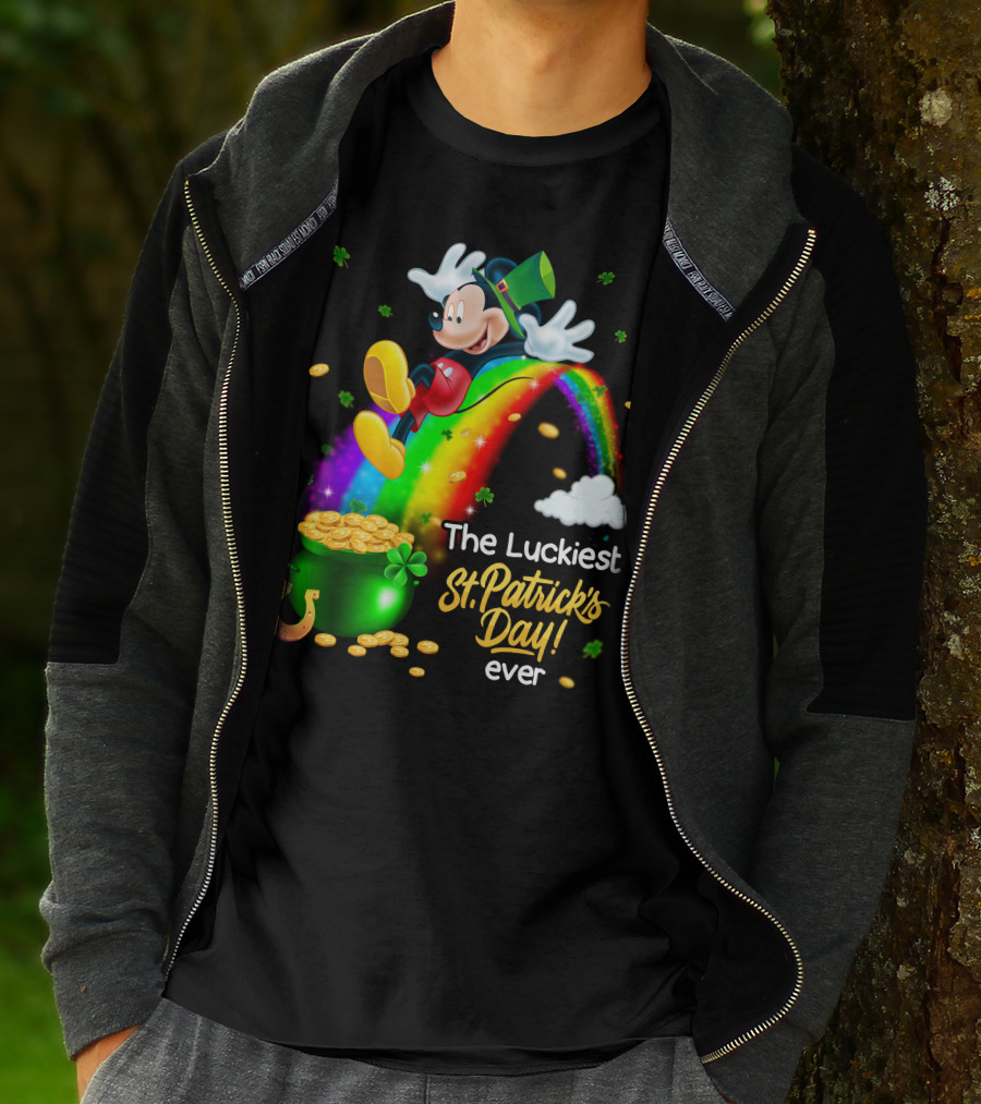 Mickey The Luckiest St. Patrick's Day Ever T-Shirt