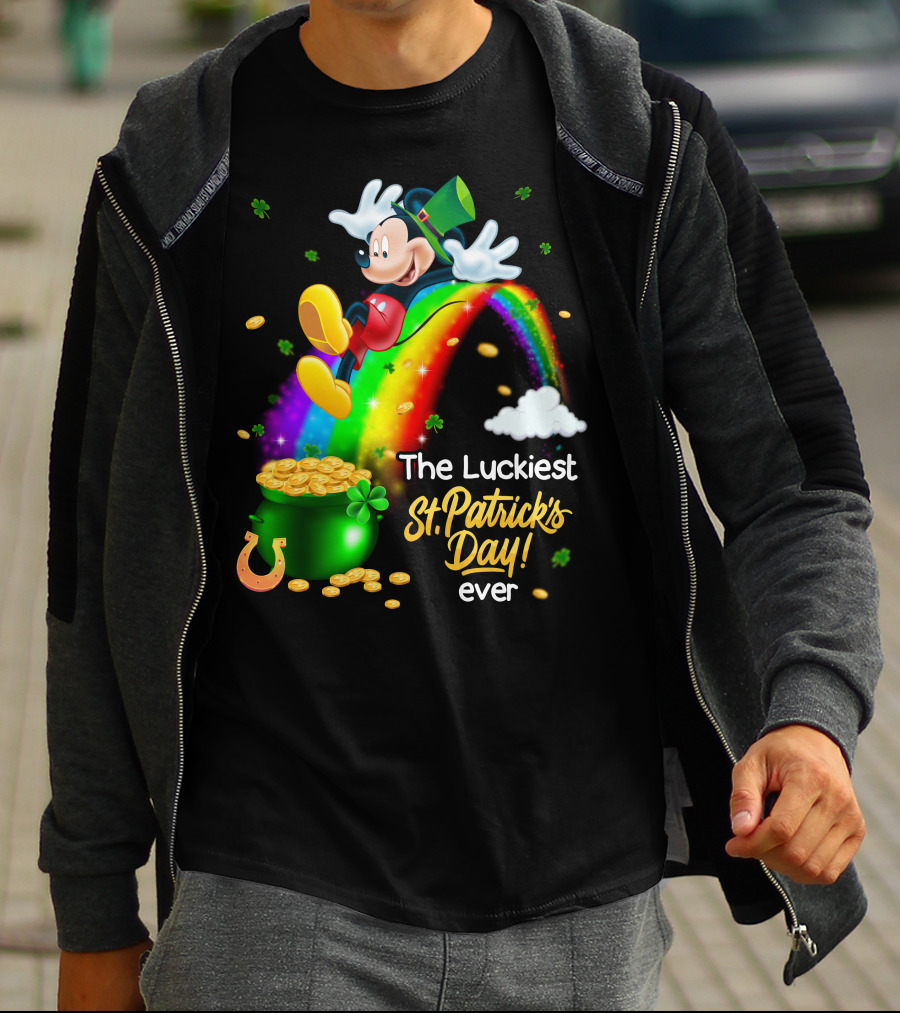 Mickey The Luckiest St. Patrick's Day Ever T-Shirt