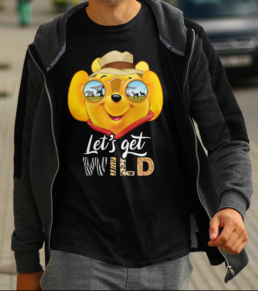 Let's Get Wild Pooh Safari Adventure T-Shirt