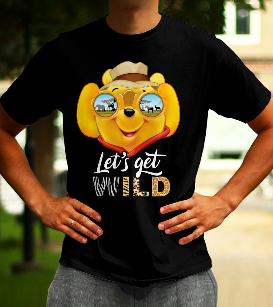 Let's Get Wild Pooh Safari Adventure T-Shirt