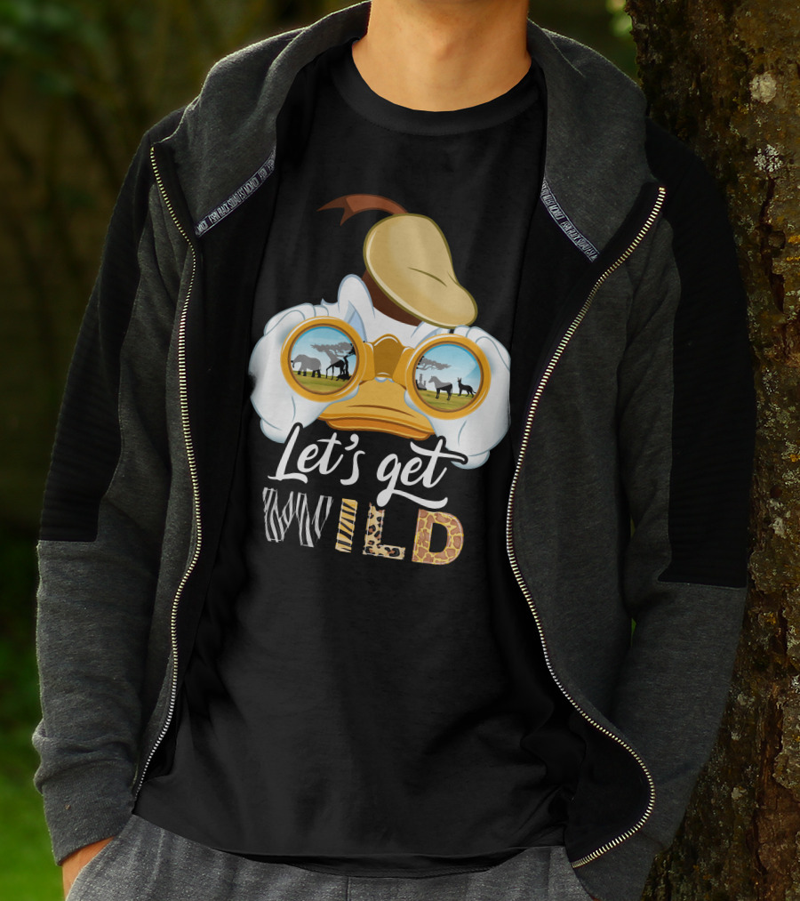 Let's Get Wild Donald Duck Safari Adventure T-Shirt