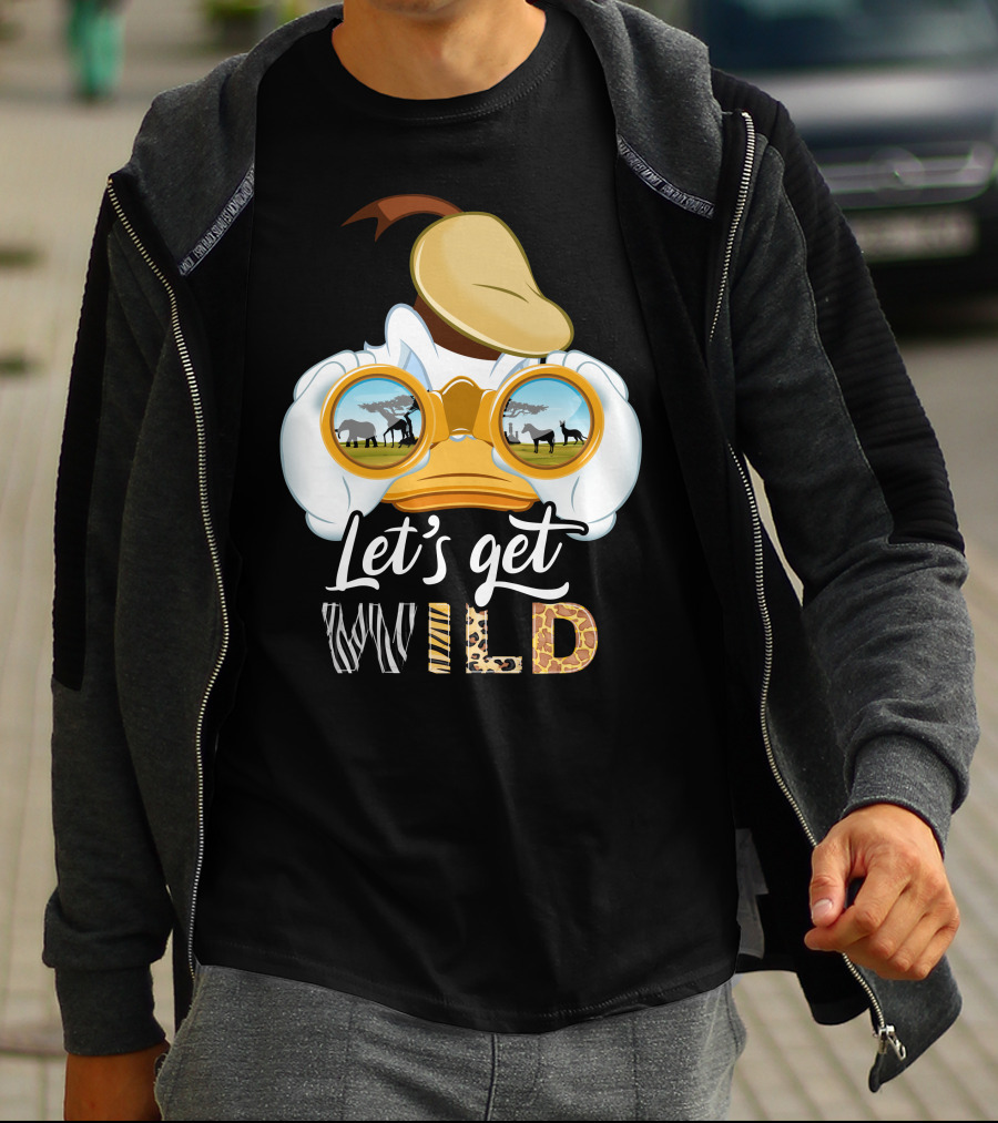 Let's Get Wild Donald Duck Safari Adventure T-Shirt