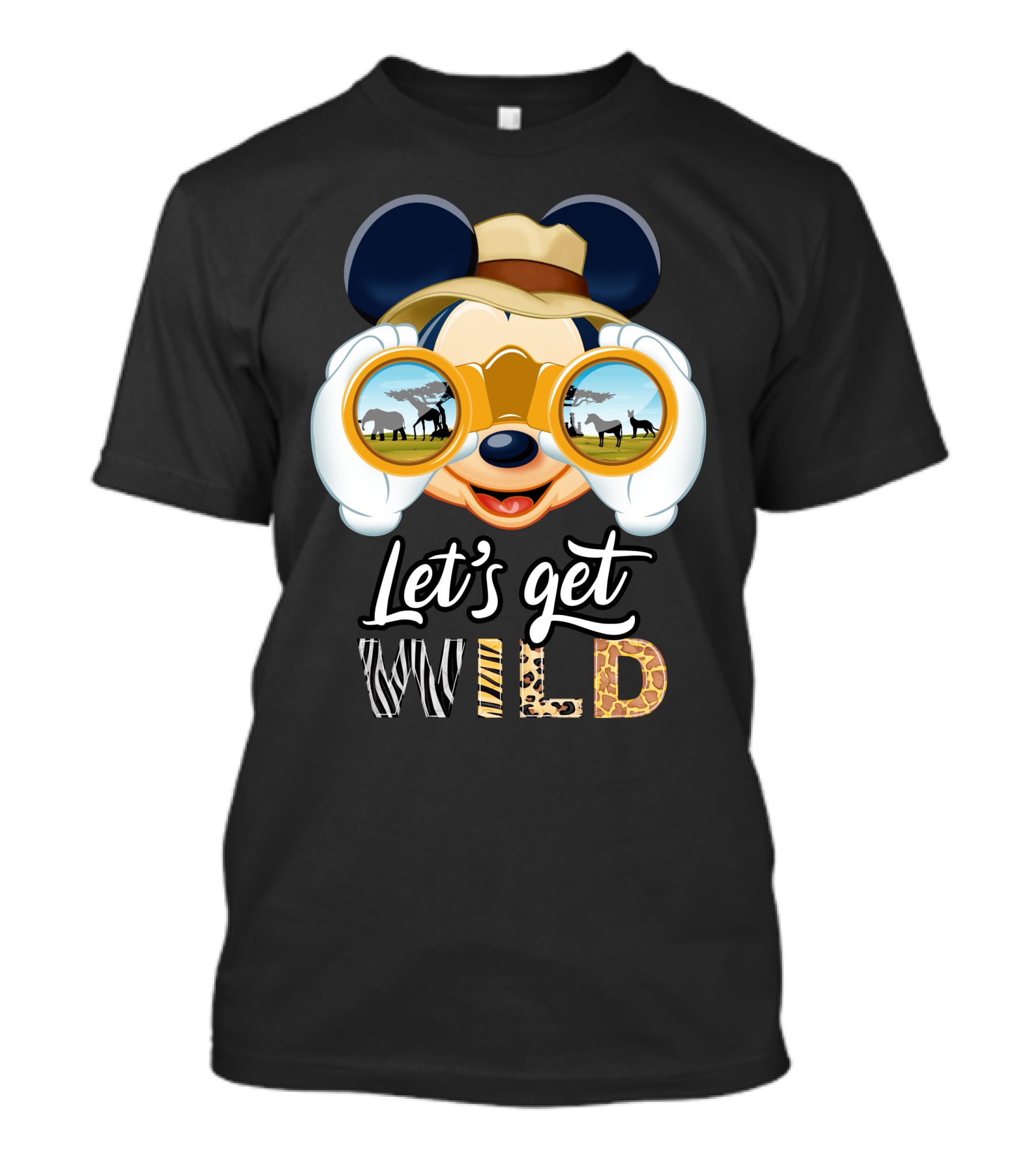Let's Get Wild Mickey Safari Adventure T-Shirt