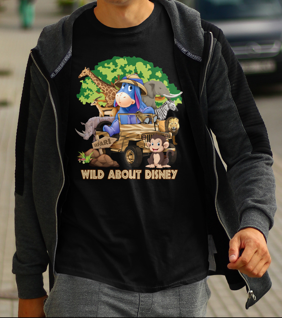 Wild About Disney Eeyore Safari Animal Adventure T-Shirt
