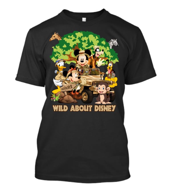 Wild About Disney Safari Mickey And Friends T-Shirt