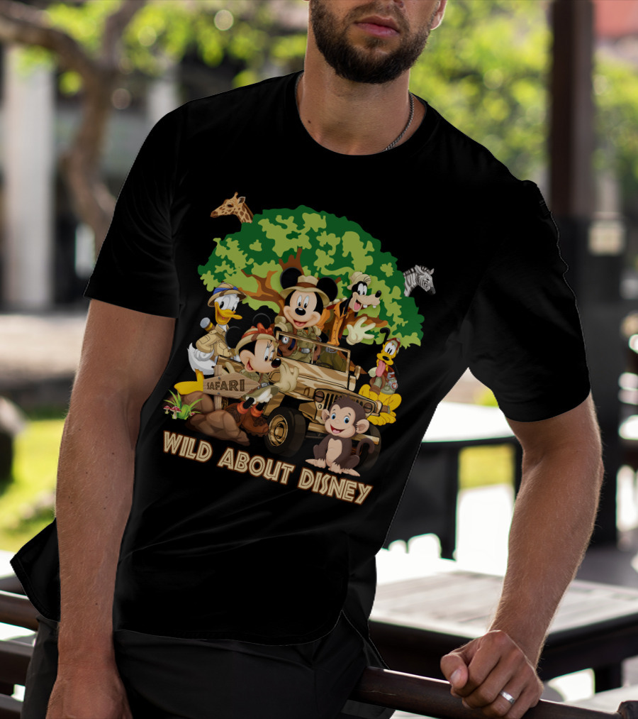 Wild About Disney Safari Mickey And Friends T-Shirt