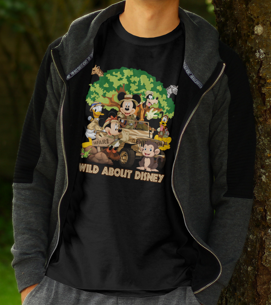 Wild About Disney Safari Mickey And Friends T-Shirt