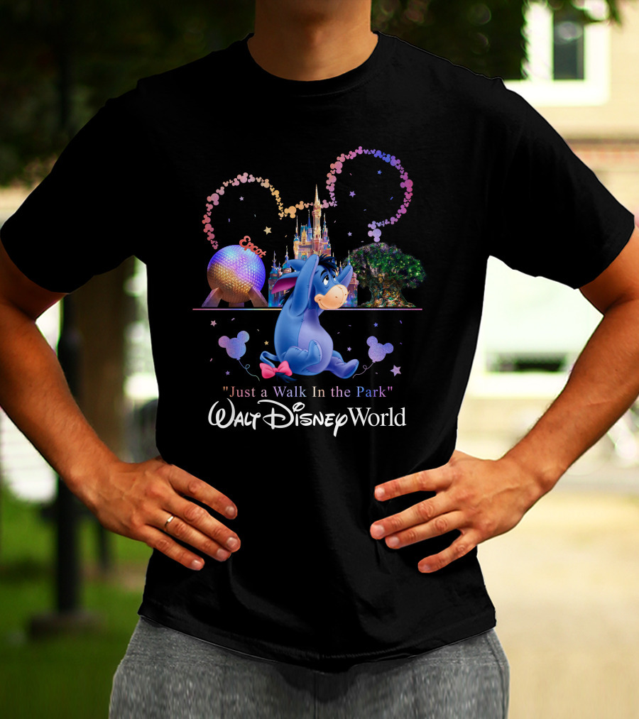 Eeyore Just A Walk In The Park Walt Disney World Epcot T-Shirt