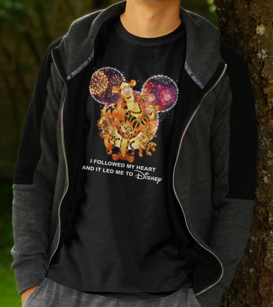 Tigger I Followed My Heart And It Led Me To Disney T-Shirt