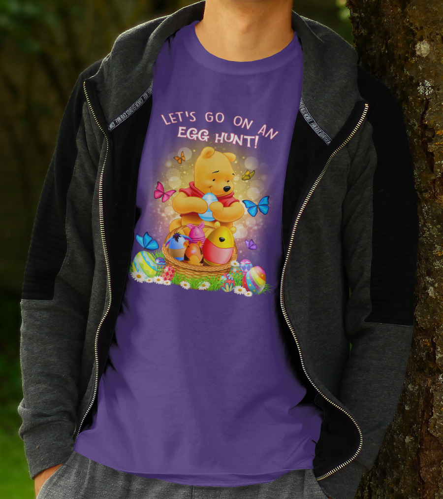 Let's Go On An Egg Hunt Pooh T-Shirt