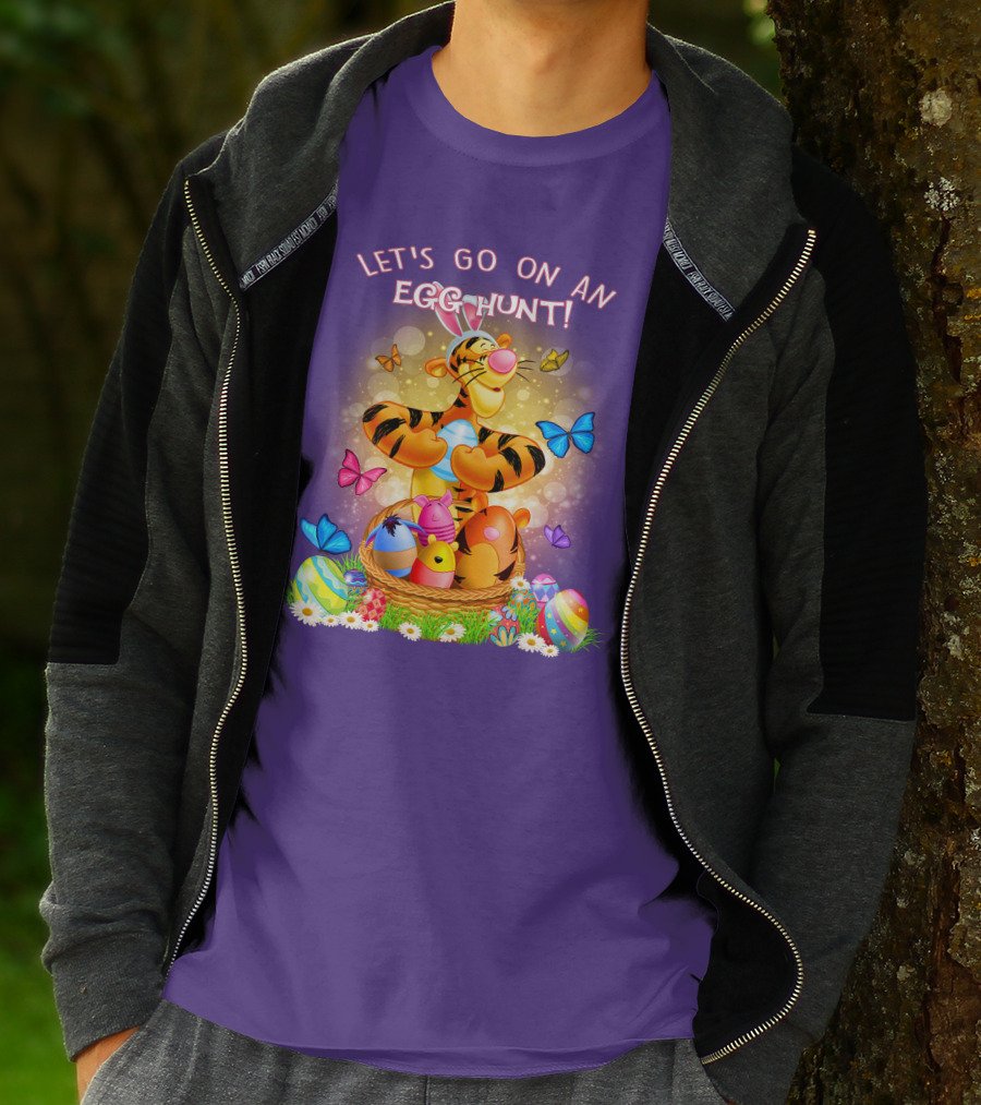 Let's Go On An Egg Hunt Tigger T-Shirt