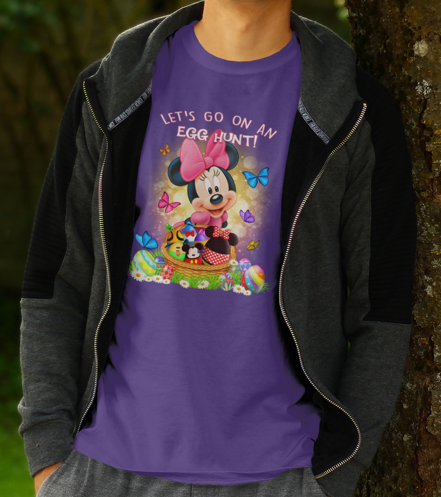 Let's Go On An Egg Hunt Minnie T-Shirt