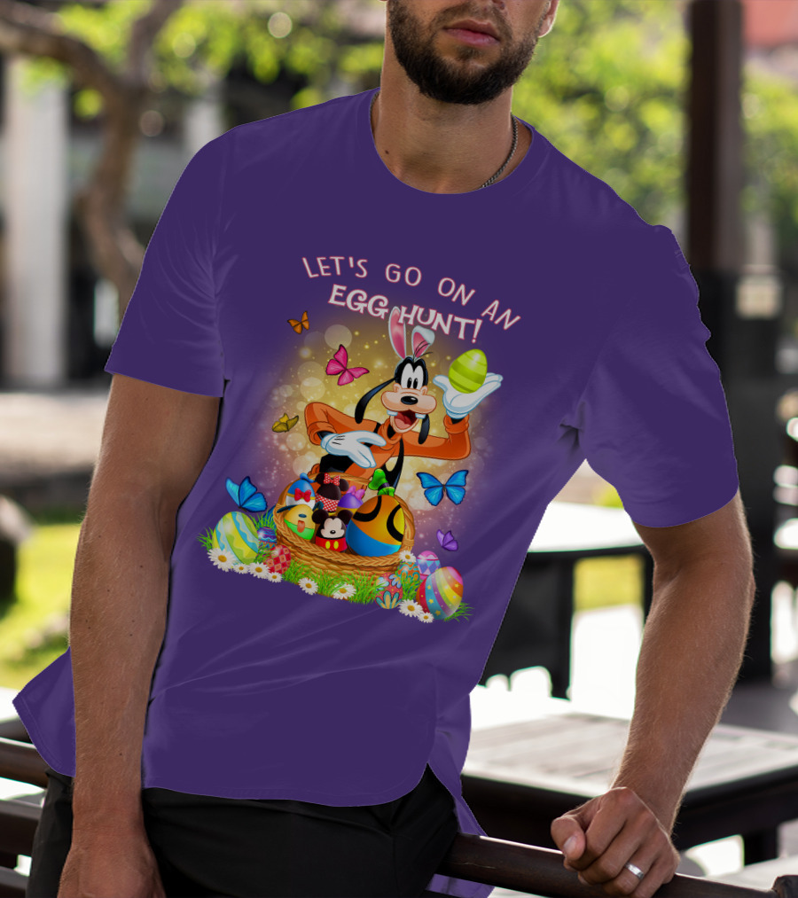 Goofy Let's Go On An Egg Hunt! T-Shirt