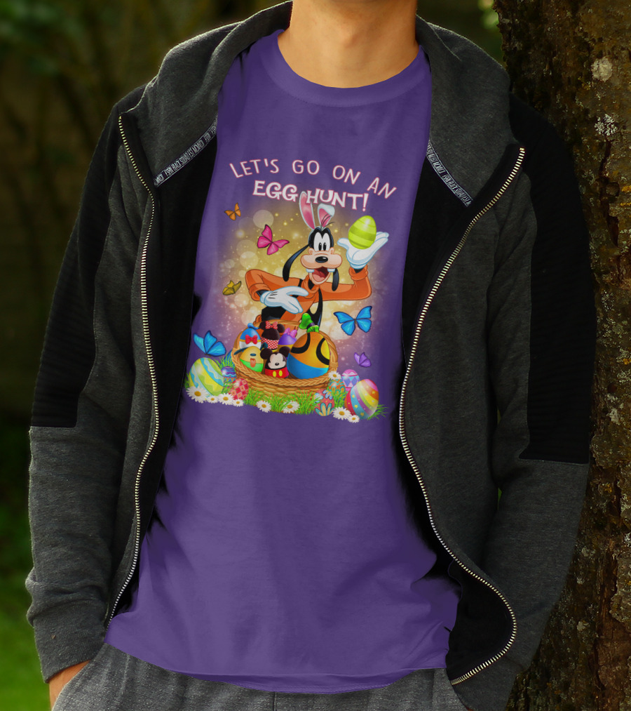 Goofy Let's Go On An Egg Hunt! T-Shirt