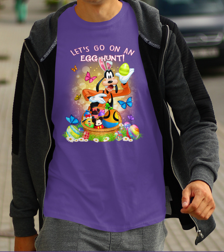 Goofy Let's Go On An Egg Hunt! T-Shirt