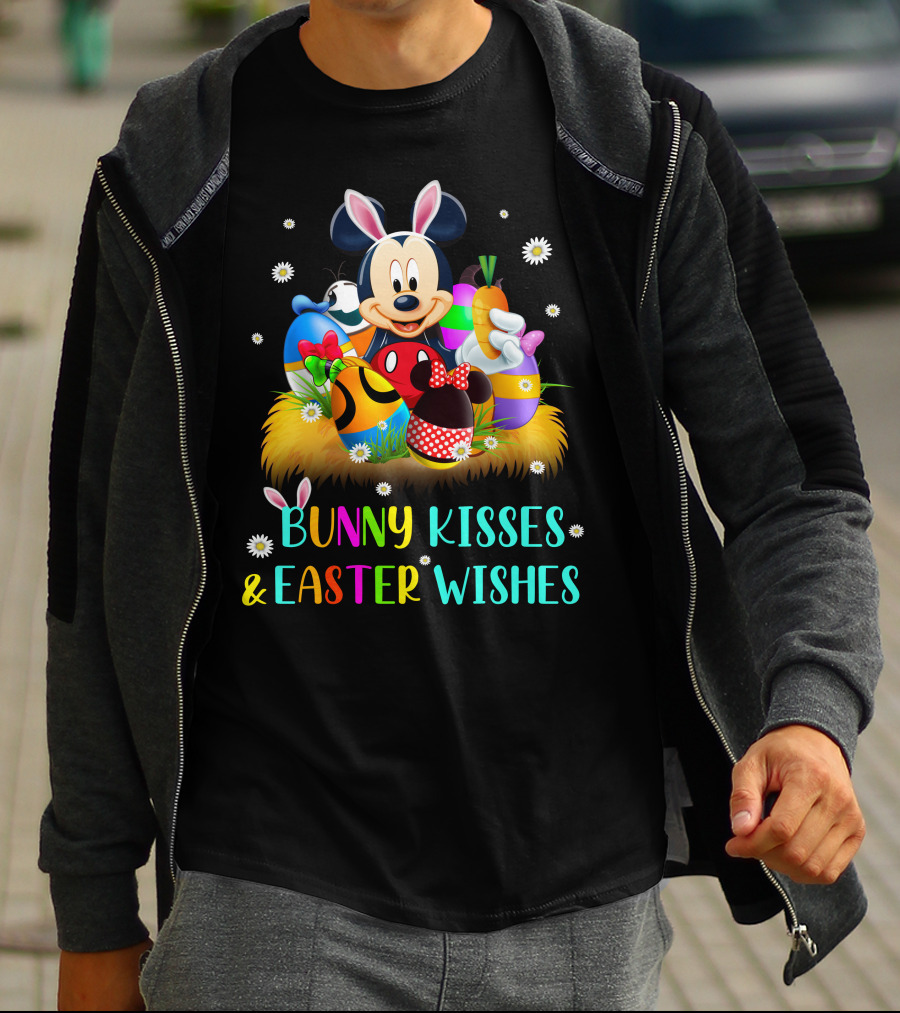 Mickey Bunny Kisses & Easter Wishes T-Shirt