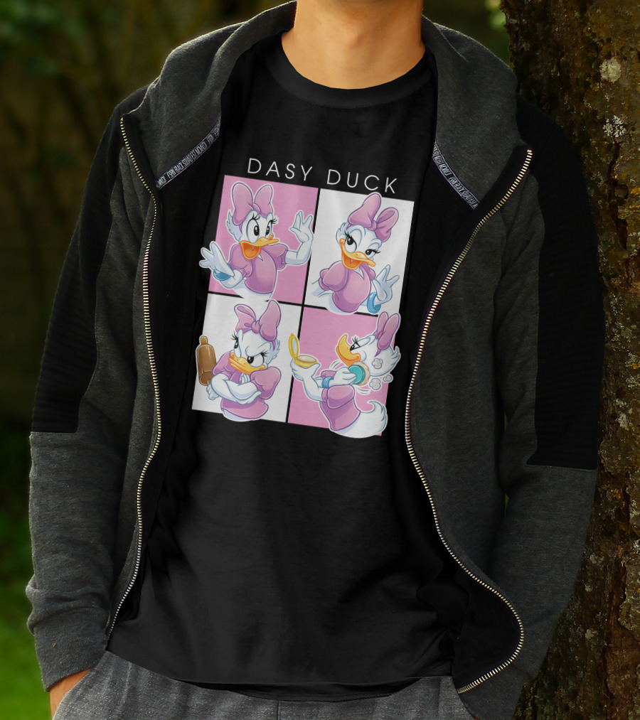 Daisy Duck Four Expressions Pink Outfit Series T-Shirt